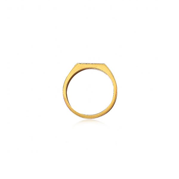 Stackable gold name rings set 14k gold name ring By Gilat Artzi Jewelry 8