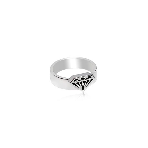 DIAMOND SHAPE YELLOW GOLD SIGNET RING 14k signet ring By Gilat Artzi Jewelry 11