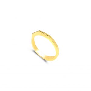Lee wedding ring yellow gold Facet Wedding Band By Gilat Artzi Jewelry