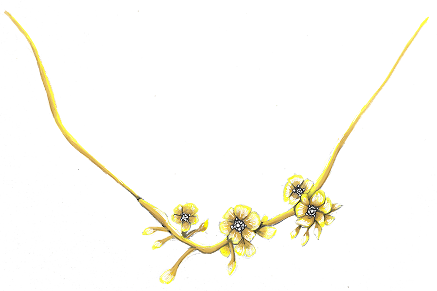 Gilat Artzi Jewelry Header Flower Decoration